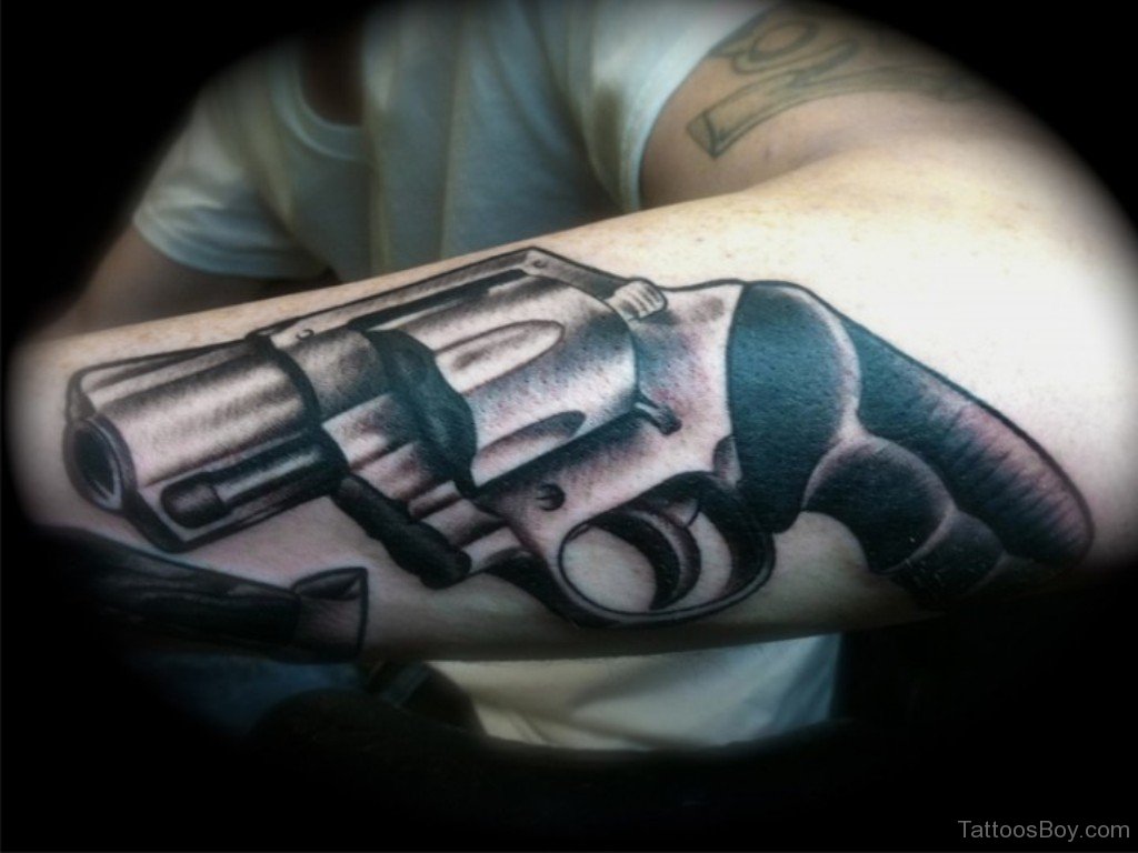 Gun Tattoo Design On Arm Tattoo Designs, Tattoo Pictures