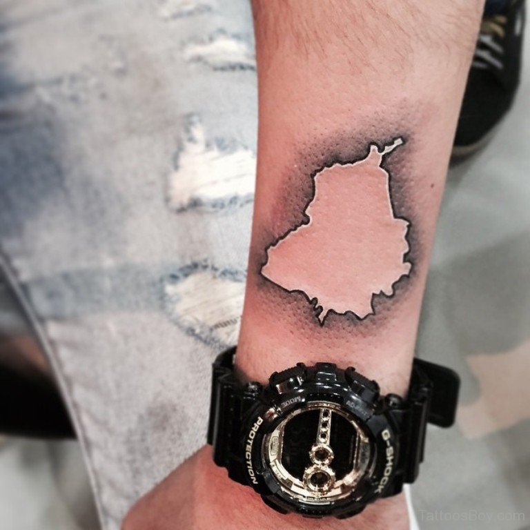 Map Tattoos Tattoo Designs Tattoo Pictures