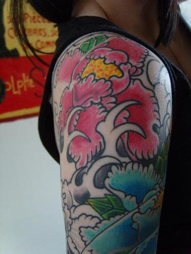 Japanese Tattoo On Shoulder