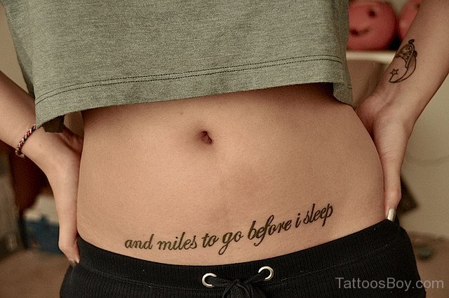 40+ Awesome Waist Tattoos For Girls