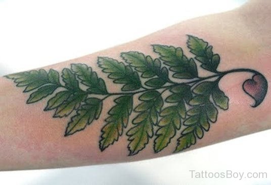 Green Palm Leaf Waterproof Temporary Tattoo Large - Etsy