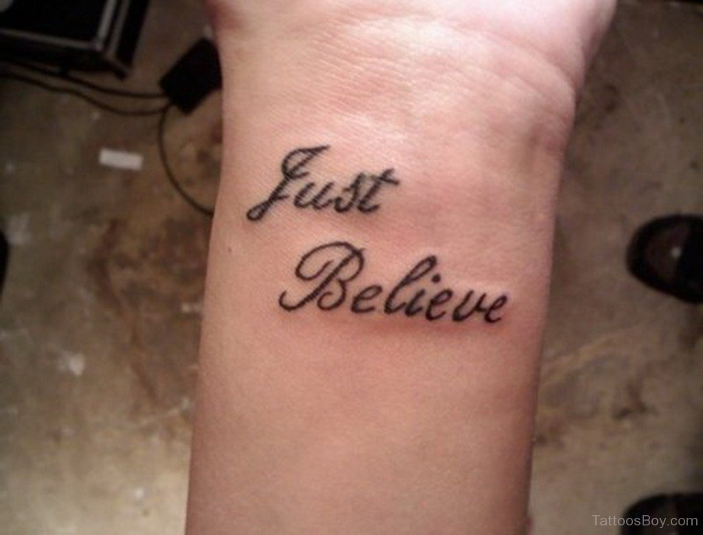 Buy SIMPLY INKED Believe Temporary Tattoo, Designer Tattoo for all (Believe  tattoo) Online at Best Prices in India - JioMart.