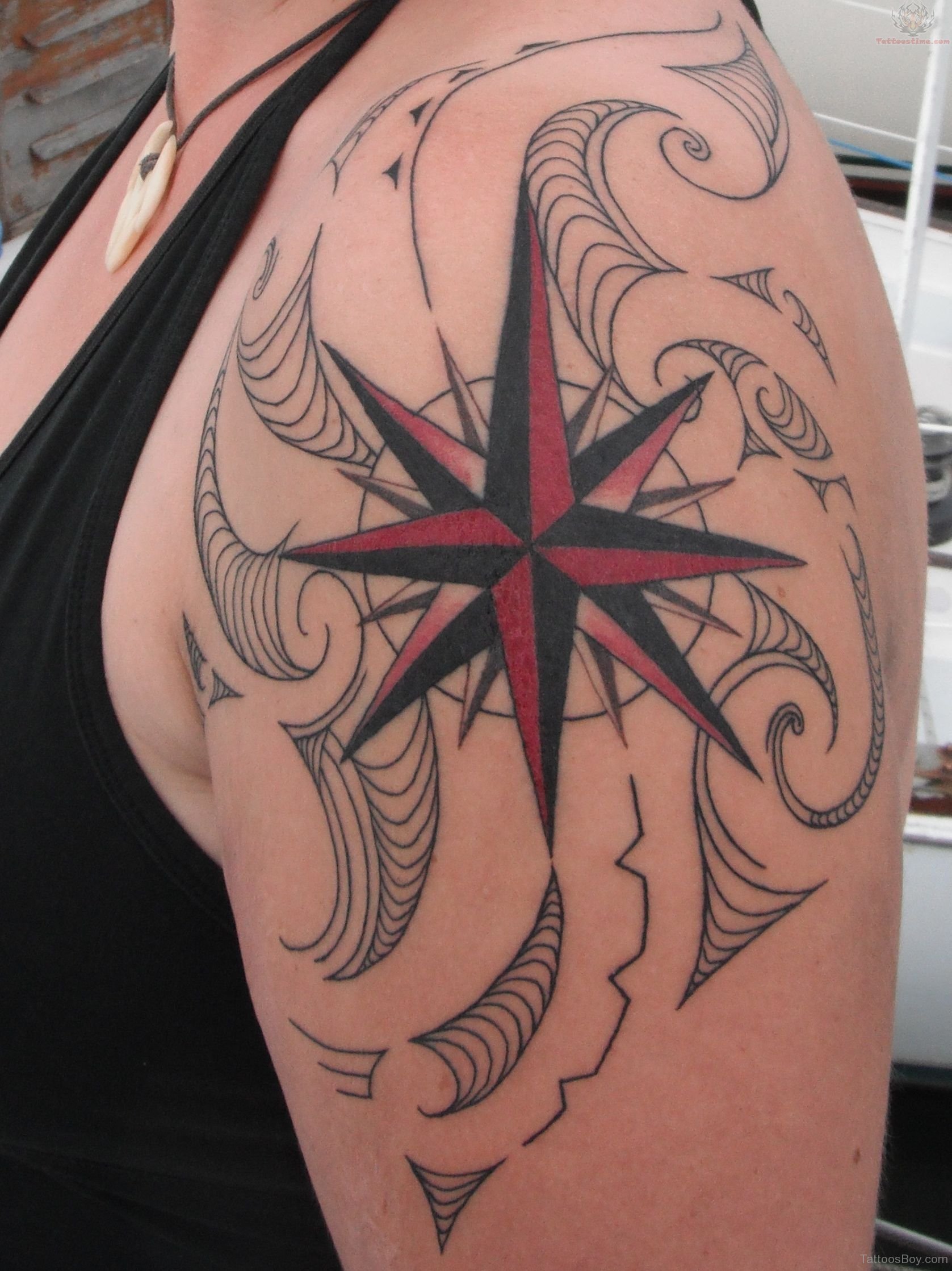 Star Tattoo Design On Shoulder Tattoo Designs, Tattoo Pictures