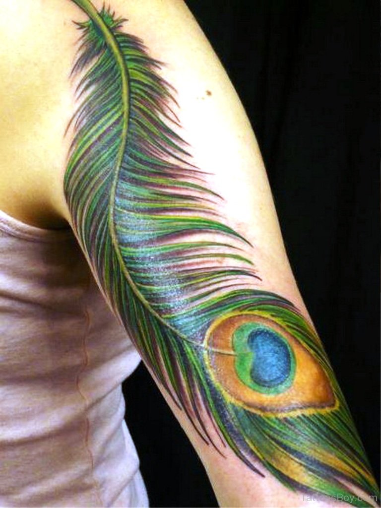 Elegant Peacock Feather Tattoo | Tattoo Designs, Tattoo Pictures