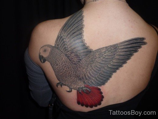 Bird Tattoo On Back