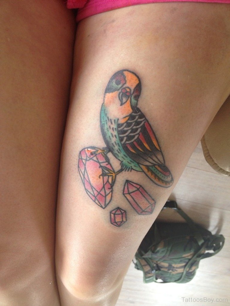 Pet bird tattoo | Birds tattoo, Tattoos, Leg tattoos
