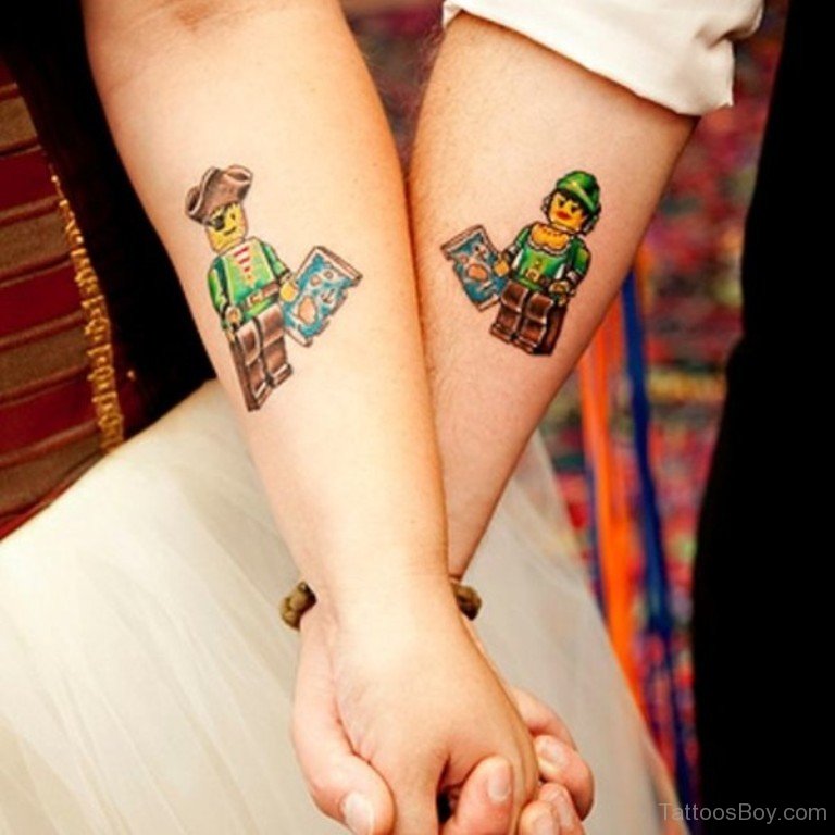Couple Cartoon Tattoo Tattoo Designs Tattoo Pictures