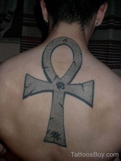 Egyptian Symbol Tattoo Design On Back-TB115