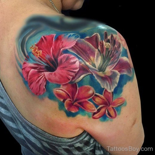 Fantastic Hibiscus Flower Tattoo On Back | Tattoo Designs, Tattoo Pictures
