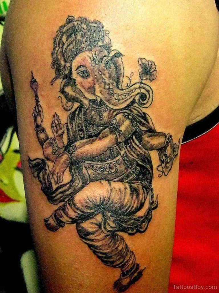 Dancing Lord Ganesha design by Damon Butler @ferbzilla at Empire Tattoo  Quincy! 🖐️🐘 | Instagram