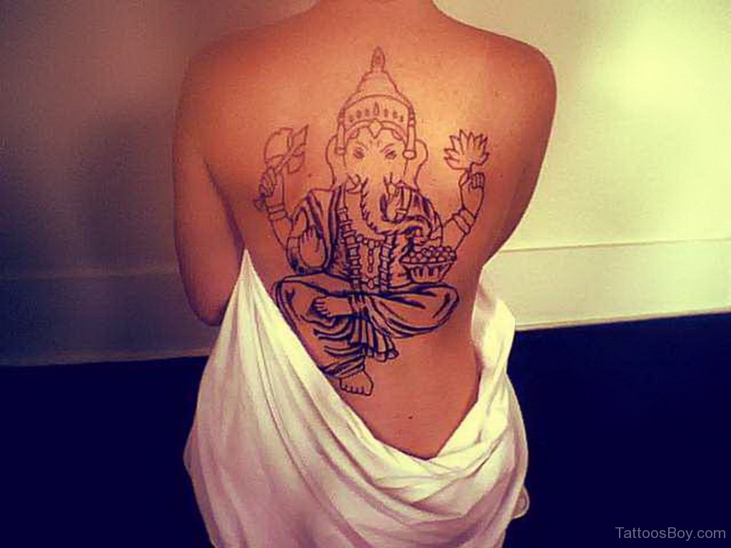 Ganesh tattoo designs help them remove obstacles in life and ward off  evil.
