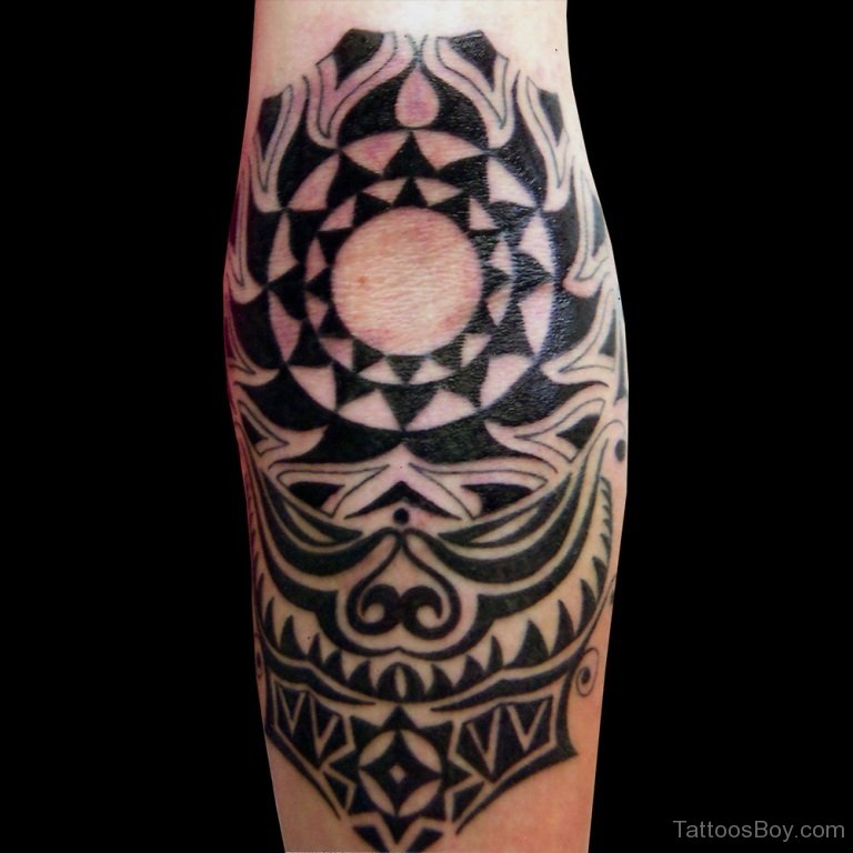 maori elbow tattoos