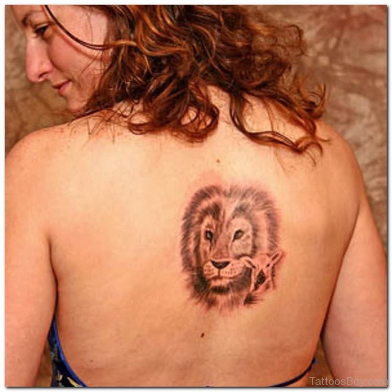 Small Lion Tattoo On Back Tattoo Designs Tattoo Pictures