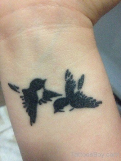 Bird Tattoo Design On Wrist 54-TB14020